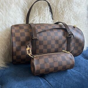 Louis Vuitton Damier Papillon 30 Handbag set